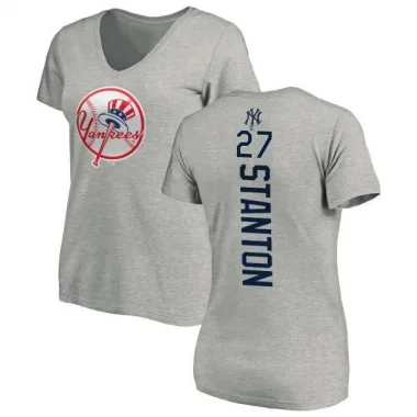 Ash Women's Giancarlo Stanton New York Yankees Backer Slim Fit T-Shirt -