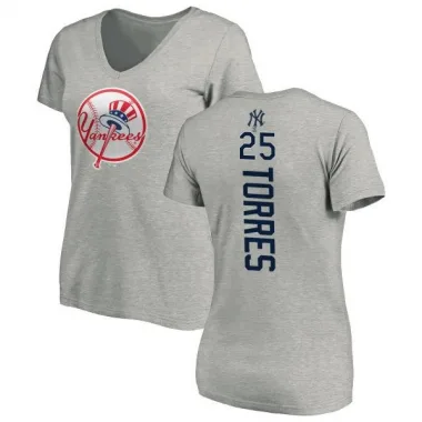 Ash Women's Gleyber Torres New York Yankees Backer Slim Fit T-Shirt -