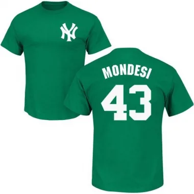 Green Men's Raul Mondesi New York Yankees St. Patrick's Day Roster T-Shirt -