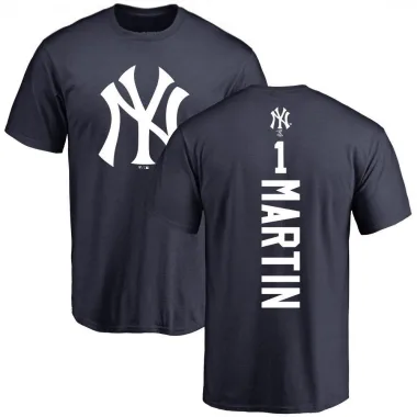 Navy Men's Billy Martin New York Yankees Backer T-Shirt -