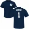 Navy Men's Billy Martin New York Yankees Roster T-Shirt -