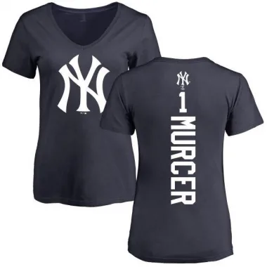 Navy Women's Bobby Murcer New York Yankees Backer Slim Fit T-Shirt -