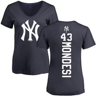 Navy Women's Raul Mondesi New York Yankees Backer Slim Fit T-Shirt -